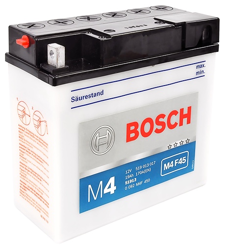 Аккумулятор Bosch 0092M4F450 FP M4F 12V 19AH 170A, Bosch